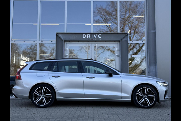 Volvo V60 2.0 T8 Recharge 390PK AWD R-Design |Pano|H/K|360CAM|AutoPilot|Trekhaak