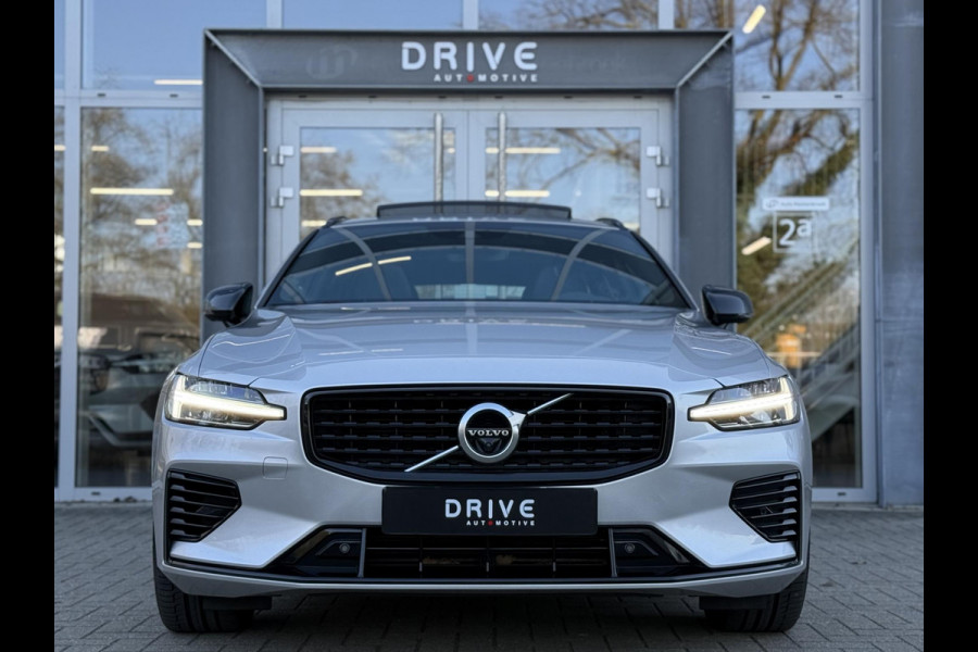 Volvo V60 2.0 T8 Recharge 390PK AWD R-Design |Pano|H/K|360CAM|AutoPilot|Trekhaak