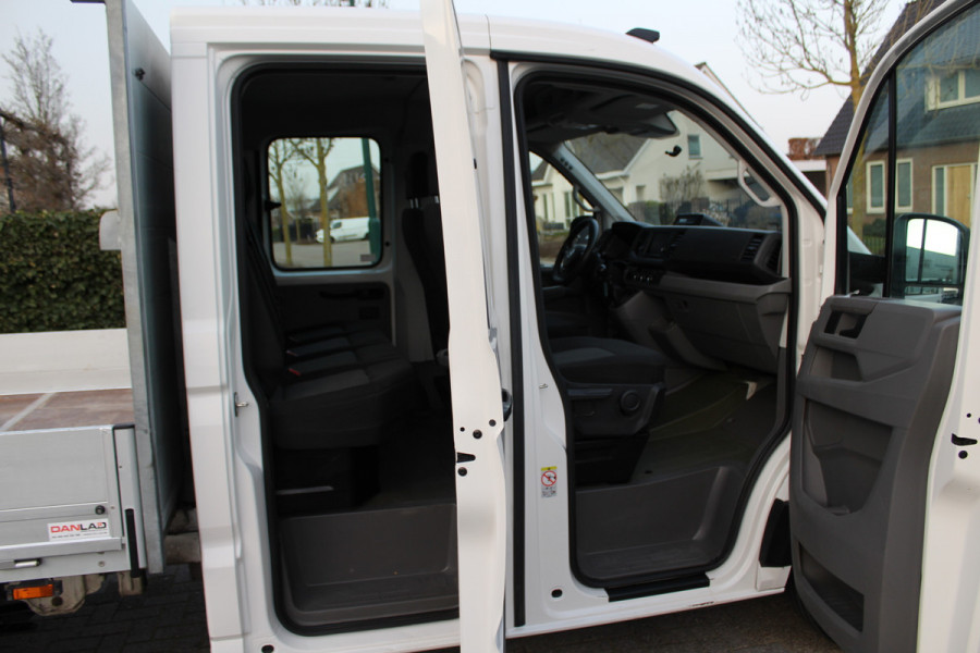 Volkswagen Crafter 50 2.0 TDI 130KW Euro6 L3 Dubbele Cabine Pick-up ✓ open laadbak ✓ 3500KG trekhaak