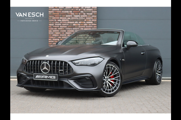 Mercedes-Benz CLE Cabriolet AMG 53 4MATIC+ Premium+ | Carbon | AMG Drivers Package | Distronic+ | Contourstoelen | Standkachel | Stoelventilatie | HUD | Performance-stoelen | Airscarf | Trekhaak | Verwarmd Stuurwiel |