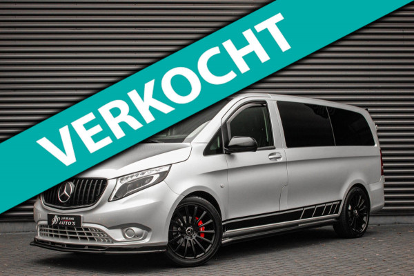 Mercedes-Benz Vito 136PK LANG JB- EDITION FULL BLACK / AMG / SPOILER / VERLAGINGSVEREN / NAVIGATIE / SIDE- BARS / FULL / NAVIGATIE