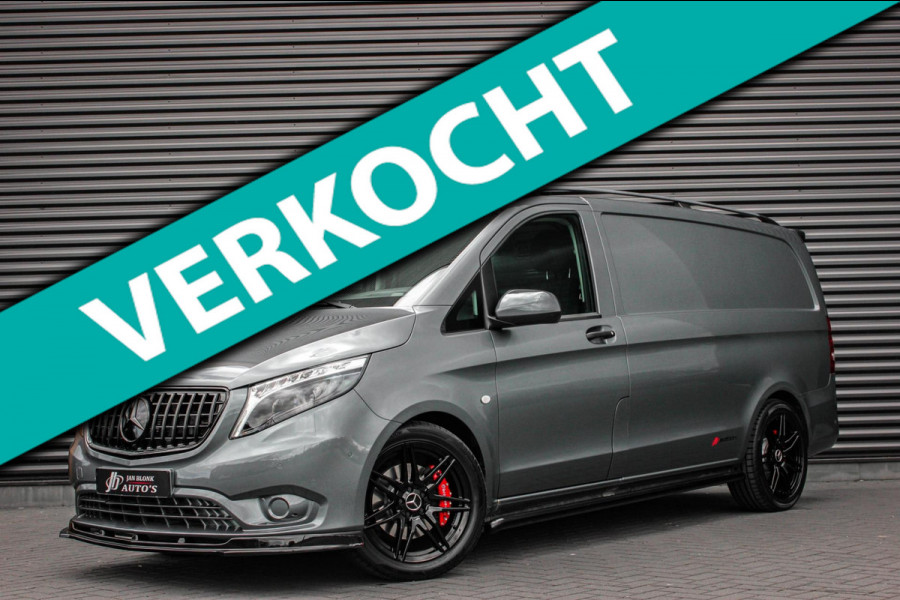 Mercedes-Benz Vito 136PK JB-EDITION FULL BLACK / AMG / SPOILER / VERLAGINGSVEREN / NAVIGATIE / CLIMATE CONTROL / TREKHAAK / CRUISE