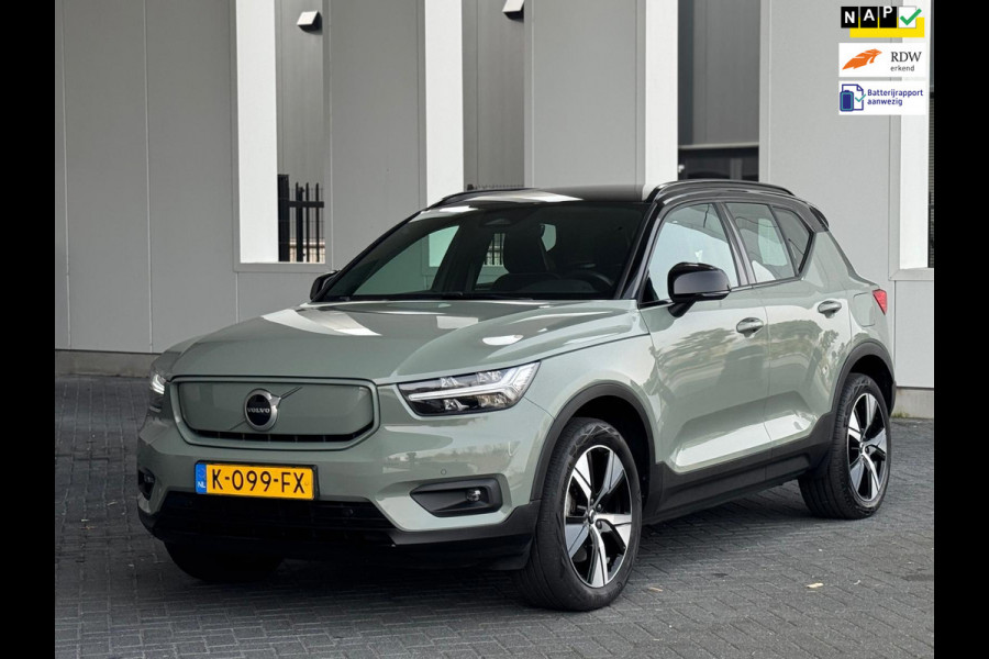 Volvo XC40 Recharge P8 AWD 408 pk R-Design, afneembare trekhaak, stoelverwarming, 1 e eigenaar, NL auto met nap