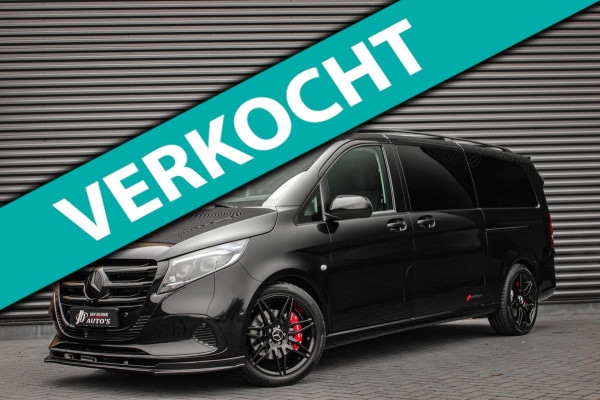 Mercedes-Benz Vito 119 CDI L3 SPORT DUBBEL CABINE / DC / BPM VRIJ / FULL BLACK / 2X SCHUIFDEUREN / AMG / VERLAAGD / APPLE CARPLAY