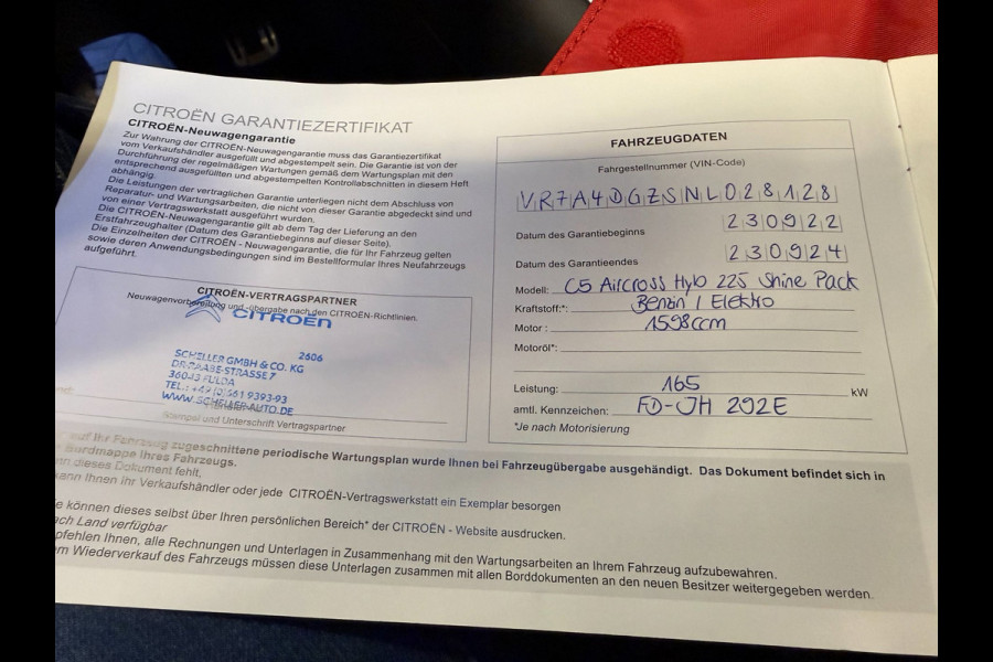 Citroën C5 Aircross 1.6 Plug-in Hybrid 225 Shine PANO/LEDER/CAM/DAB/CARPLAY/NAVI/LED/CRUISE///