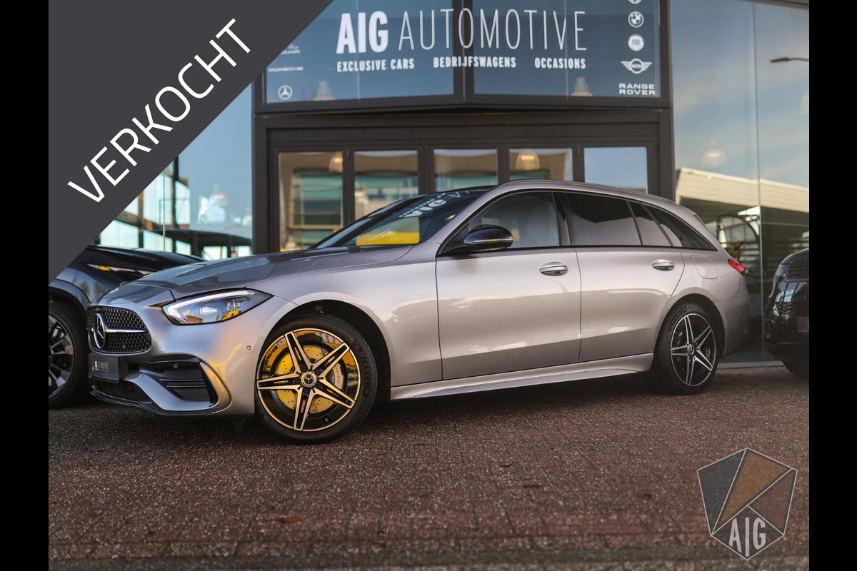 Mercedes-Benz C-Klasse Estate 300 e Business Solution AMG | Massage | Leder | Camera | Pano | Burmester