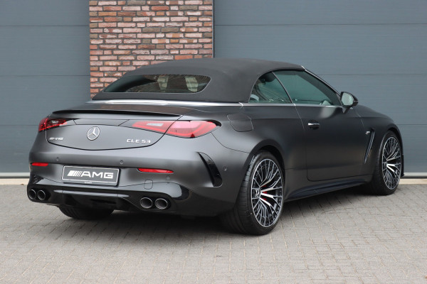 Mercedes-Benz CLE Cabriolet AMG 53 4MATIC+ Premium+ | Carbon | AMG Drivers Package | Distronic+ | Contourstoelen | Standkachel | Stoelventilatie | HUD | Performance-stoelen | Airscarf | Trekhaak | Verwarmd Stuurwiel |