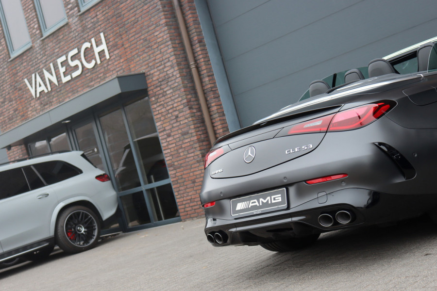 Mercedes-Benz CLE Cabriolet AMG 53 4MATIC+ Premium+ | Carbon | AMG Drivers Package | Distronic+ | Contourstoelen | Standkachel | Stoelventilatie | HUD | Performance-stoelen | Airscarf | Trekhaak | Verwarmd Stuurwiel |