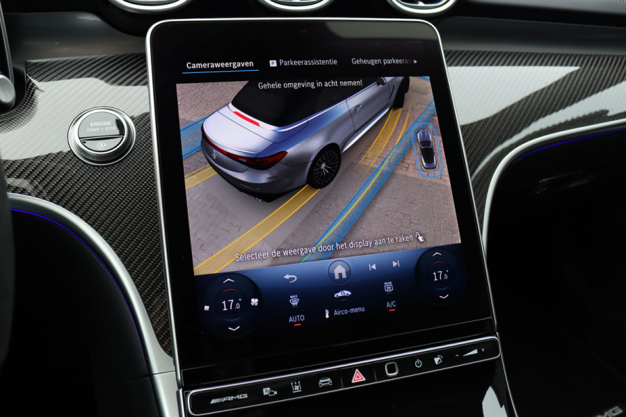 Mercedes-Benz CLE Cabriolet AMG 53 4MATIC+ Premium+ | Carbon | AMG Drivers Package | Distronic+ | Contourstoelen | Standkachel | Stoelventilatie | HUD | Performance-stoelen | Airscarf | Trekhaak | Verwarmd Stuurwiel |