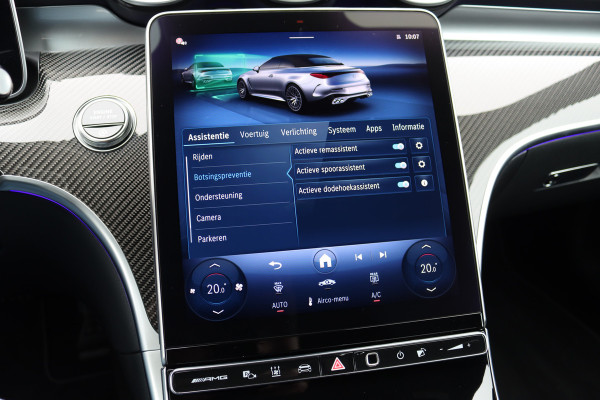 Mercedes-Benz CLE Cabriolet AMG 53 4MATIC+ Premium+ | Carbon | AMG Drivers Package | Distronic+ | Contourstoelen | Standkachel | Stoelventilatie | HUD | Performance-stoelen | Airscarf | Trekhaak | Verwarmd Stuurwiel |