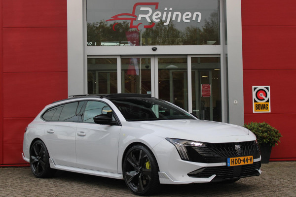 Peugeot 508 SW PSE 1.6 HYbrid 360PK AWD | PANORAMISCH SCHUIF/KANTELDAK | FOCAL® PREMIUM AUDIOSYSTEEM MET 10 SPEAKERS | MATRIX KOPLAMPEN | SFEERVERLICHTING | 360 HD PARKEERCAMERA'S | VERWARMDE VOORRUITRAND | DRAADLOOS APPLECARPLAY/ANDROID AUTO | NAVIGATIE | ADAPTIEVE CRUISE CONTROL | SPORT HIGH PERFORMANCE ONDERSTEL | ACTIVE SUSPENSION CONTROL | ANTIDIEFSTAL PACK (ALARM) | NIGHT VISION | 20" LICHTMETALEN ''EXXAR'' VELGEN | VERWARMBARE AGR SPORTSTOELEN MET MASSAGEFUNCTIE | BEKLEDING ''NAPPA LEDER''/ALCANTARA/3D STOF PSE | ELEKTRISCH BEDIENBARE ACHTERKLEP | PEUGEOT SPORT REMKLAUWEN I