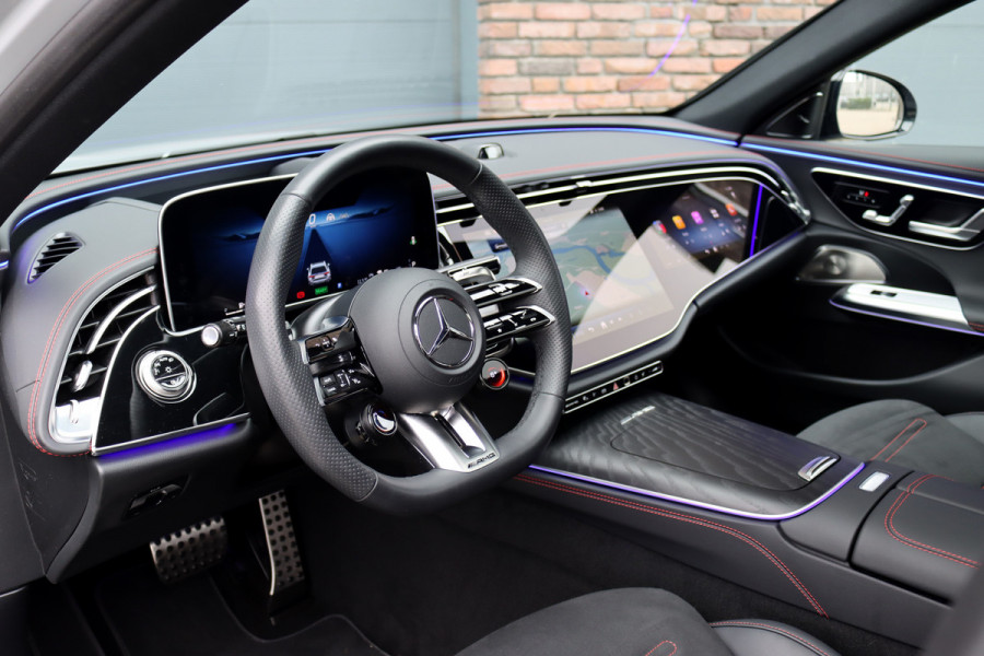 Mercedes-Benz E-Klasse Estate AMG 53 4MATIC+ Premium+ | Hyperscreen | Achterasbesturing | Distronic+ | Stoelventilatie | Trekhaak | 3D-Display | Panoramadak | Digital Light | Burmester | HUD |