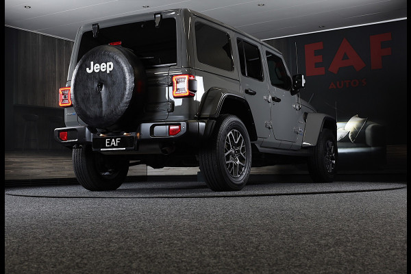 Jeep Wrangler Unlimited 4xe 380 Sahara / 360 Camera / Leder / Navi / Ecc / Elek Pakket / Led / Pdc / 18 Inch / TOPSTAAT