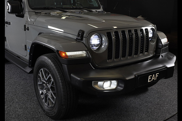 Jeep Wrangler Unlimited 4xe 380 Sahara / 360 Camera / Leder / Navi / Ecc / Elek Pakket / Led / Pdc / 18 Inch / TOPSTAAT