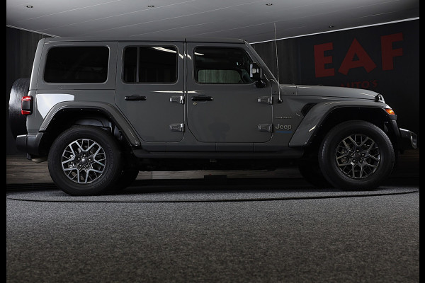 Jeep Wrangler Unlimited 4xe 380 Sahara / 360 Camera / Leder / Navi / Ecc / Elek Pakket / Led / Pdc / 18 Inch / TOPSTAAT