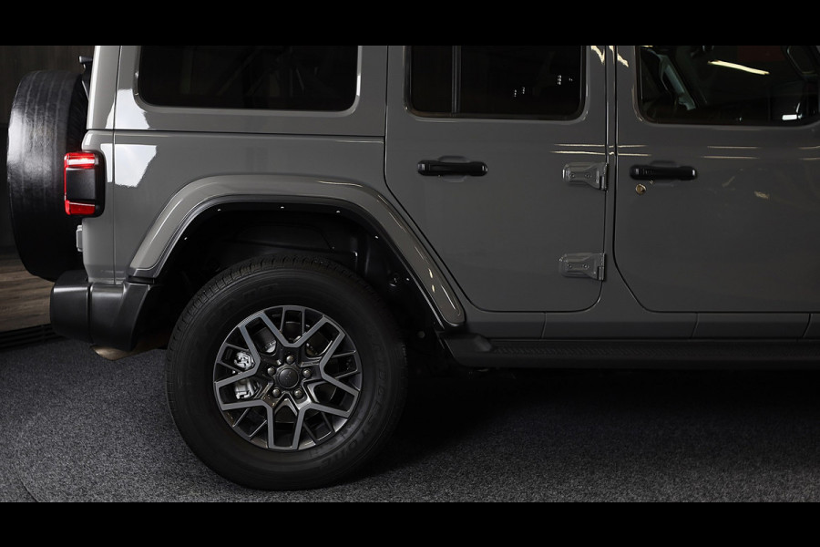 Jeep Wrangler Unlimited 4xe 380 Sahara / 360 Camera / Leder / Navi / Ecc / Elek Pakket / Led / Pdc / 18 Inch / TOPSTAAT