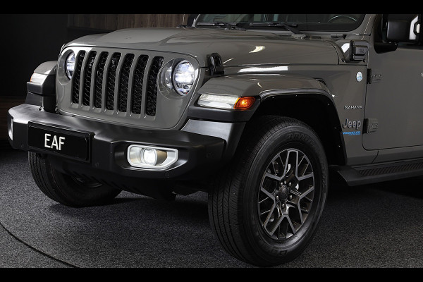 Jeep Wrangler Unlimited 4xe 380 Sahara / 360 Camera / Leder / Navi / Ecc / Elek Pakket / Led / Pdc / 18 Inch / TOPSTAAT