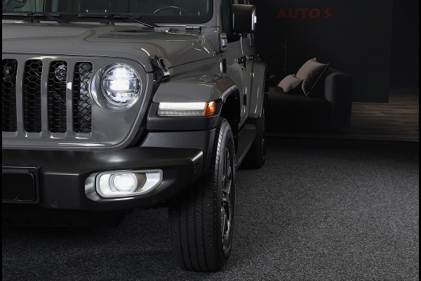 Jeep Wrangler Unlimited 4xe 380 Sahara / 360 Camera / Leder / Navi / Ecc / Elek Pakket / Led / Pdc / 18 Inch / TOPSTAAT
