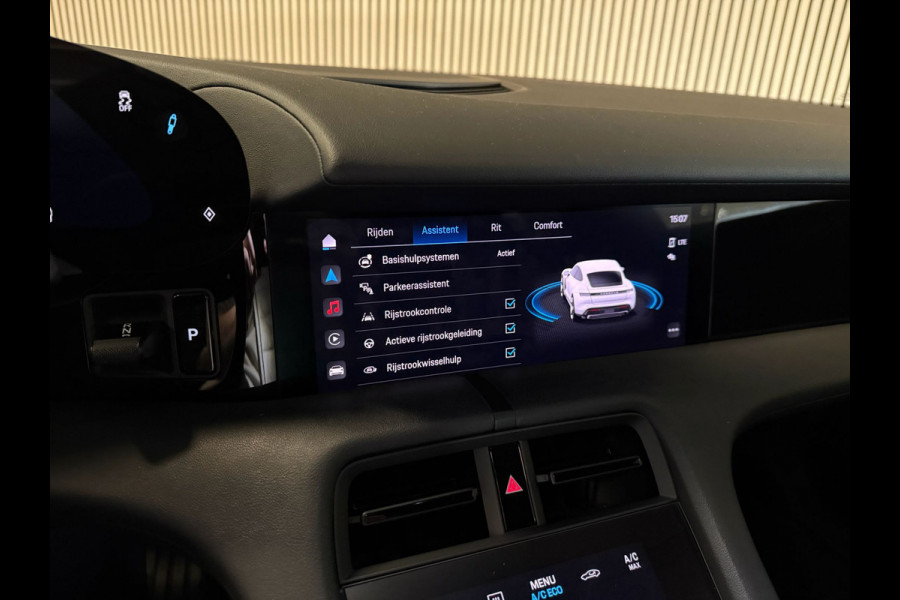 Porsche Taycan Performance 93 kWh-SOH 90%-MEMORY-WARMTEPOMP-PASM-STUUR VERWARMBAAR-SURROUND VIEW