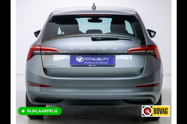 Škoda SCALA 1.0 TSI Ambition Comfort AUT. 110 PK Stoel- en stuurverwarming , Climate control , Apple Carplay, Android auto, PDC achter All season banden