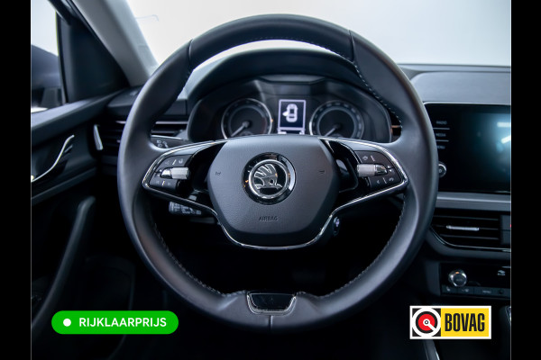 Škoda SCALA 1.0 TSI Ambition Comfort AUT. 110 PK Stoel- en stuurverwarming , Climate control , Apple Carplay, Android auto, PDC achter All season banden