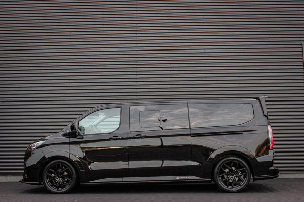 Ford Transit Custom 320 2.0 TDCI L2H1 MS-RT DC AWD DUBBEL CABINE BPM VRIJ / KUIPSTOELEN / DIRECT RIJDEN / NAVIGATIE / FULL BLACK