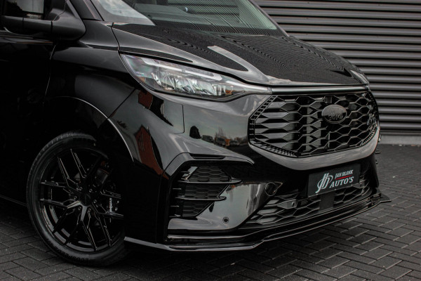 Ford Transit Custom 320 2.0 TDCI L2H1 MS-RT DC AWD DUBBEL CABINE BPM VRIJ / KUIPSTOELEN / DIRECT RIJDEN / NAVIGATIE / FULL BLACK