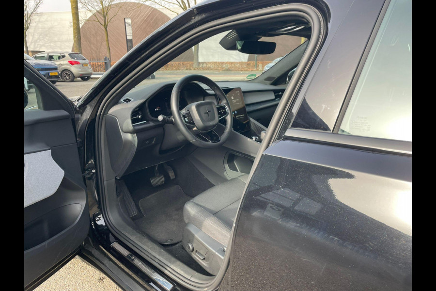 Polestar 2 Long Range Single Motor 78 kWh | SOH 96%| ELEK. STOEL MET MEMORY| DODE HOEK SENSOR| STOELVERWARMING| ELEK. ACHTERKLEP| 360 CAMERA| ADAPTIVE CRUISE CONTROL | RIJKLAAR GELEVERD MET 12 MND BOVAG GARANTIE |