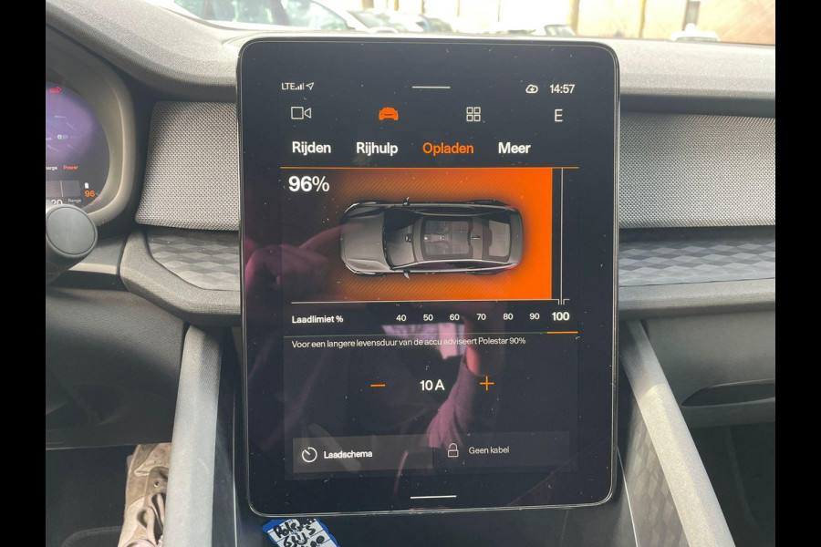 Polestar 2 Long Range Single Motor 78 kWh | SOH 96%| ELEK. STOEL MET MEMORY| DODE HOEK SENSOR| STOELVERWARMING| ELEK. ACHTERKLEP| 360 CAMERA| ADAPTIVE CRUISE CONTROL | RIJKLAAR GELEVERD MET 12 MND BOVAG GARANTIE |