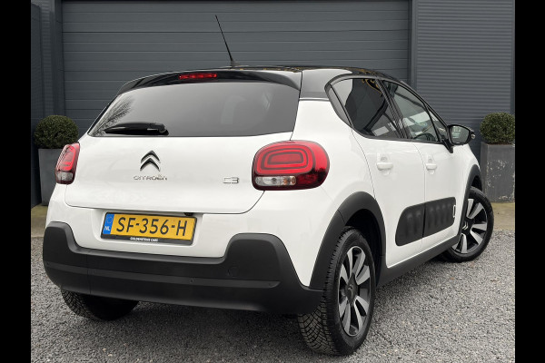 Citroën C3 1.2 PureTech S&S Shine Automaat,Camera,Navi,Pdc,Rijstrooksensor,Recent beurt gehad,Clima,Cruise,Lm velgen,110pk,N.A.P,Apk tot 02-2027