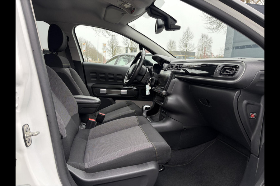 Citroën C3 1.2 PureTech S&S Shine Automaat,Camera,Navi,Pdc,Rijstrooksensor,Recent beurt gehad,Clima,Cruise,Lm velgen,110pk,N.A.P,Apk tot 02-2027