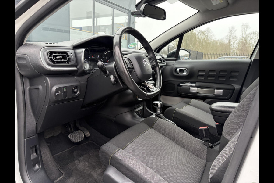 Citroën C3 1.2 PureTech S&S Shine Automaat,Camera,Navi,Pdc,Rijstrooksensor,Recent beurt gehad,Clima,Cruise,Lm velgen,110pk,N.A.P,Apk tot 02-2027
