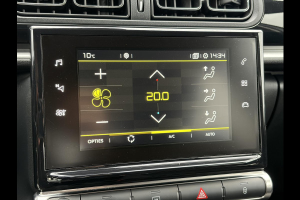 Citroën C3 1.2 PureTech S&S Shine Automaat,Camera,Navi,Pdc,Rijstrooksensor,Recent beurt gehad,Clima,Cruise,Lm velgen,110pk,N.A.P,Apk tot 02-2027