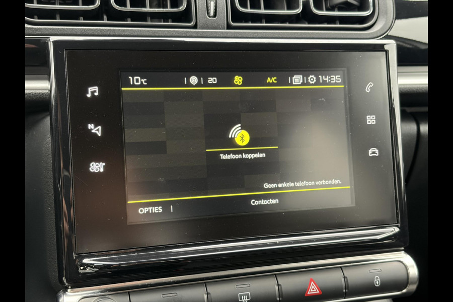 Citroën C3 1.2 PureTech S&S Shine Automaat,Camera,Navi,Pdc,Rijstrooksensor,Recent beurt gehad,Clima,Cruise,Lm velgen,110pk,N.A.P,Apk tot 02-2027