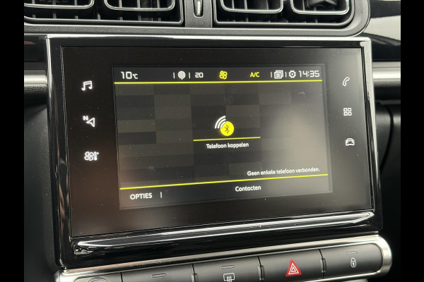 Citroën C3 1.2 PureTech S&S Shine Automaat,Camera,Navi,Pdc,Rijstrooksensor,Recent beurt gehad,Clima,Cruise,Lm velgen,110pk,N.A.P,Apk tot 02-2027