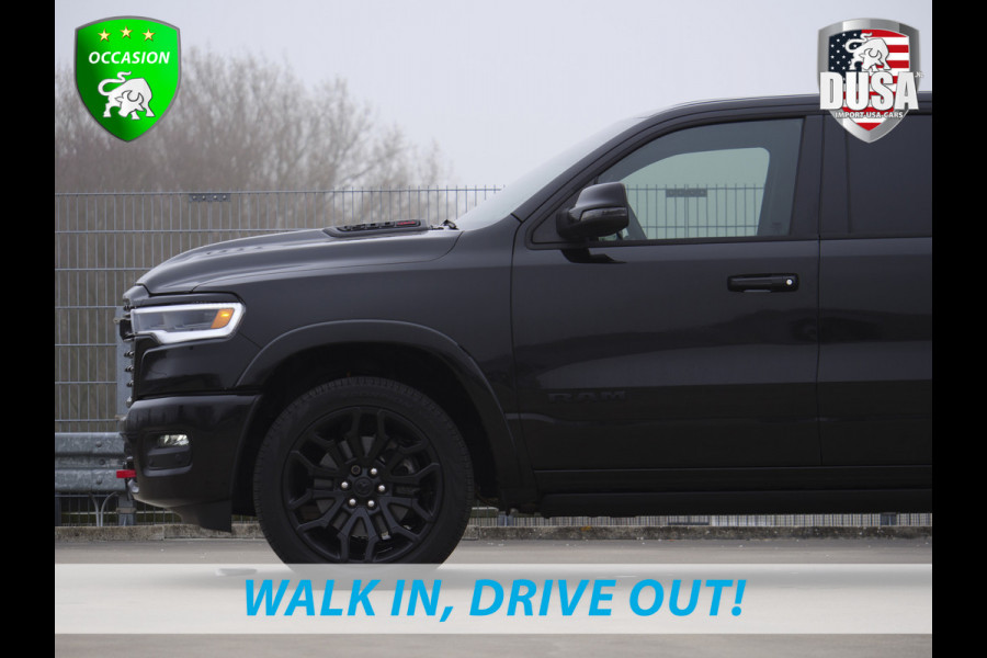 Dodge Ram | 1500 | Limited | 3.0L Twin-Turbo I6 | High Output | Xpell | Tint | Diamond Cover | Red Accent Nieuw Binnen!