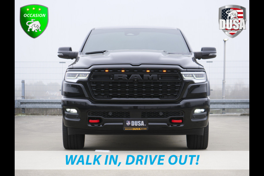Dodge Ram | 1500 | Limited | 3.0L Twin-Turbo I6 | High Output | Xpell | Tint | Diamond Cover | Red Accent Nieuw Binnen!