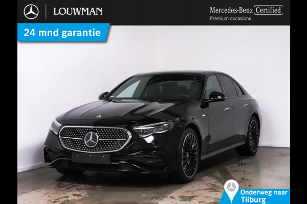 Mercedes-Benz E-Klasse 300 e AMG Plug-In Hybride AMG Line | Night Pakket | Panorama Schif-Kanteldak | MBUX Superscreen | Burmester® | 20 Inch AMG Velgen. Inclusief 24 maanden MB Certified garantie voor Europa.
