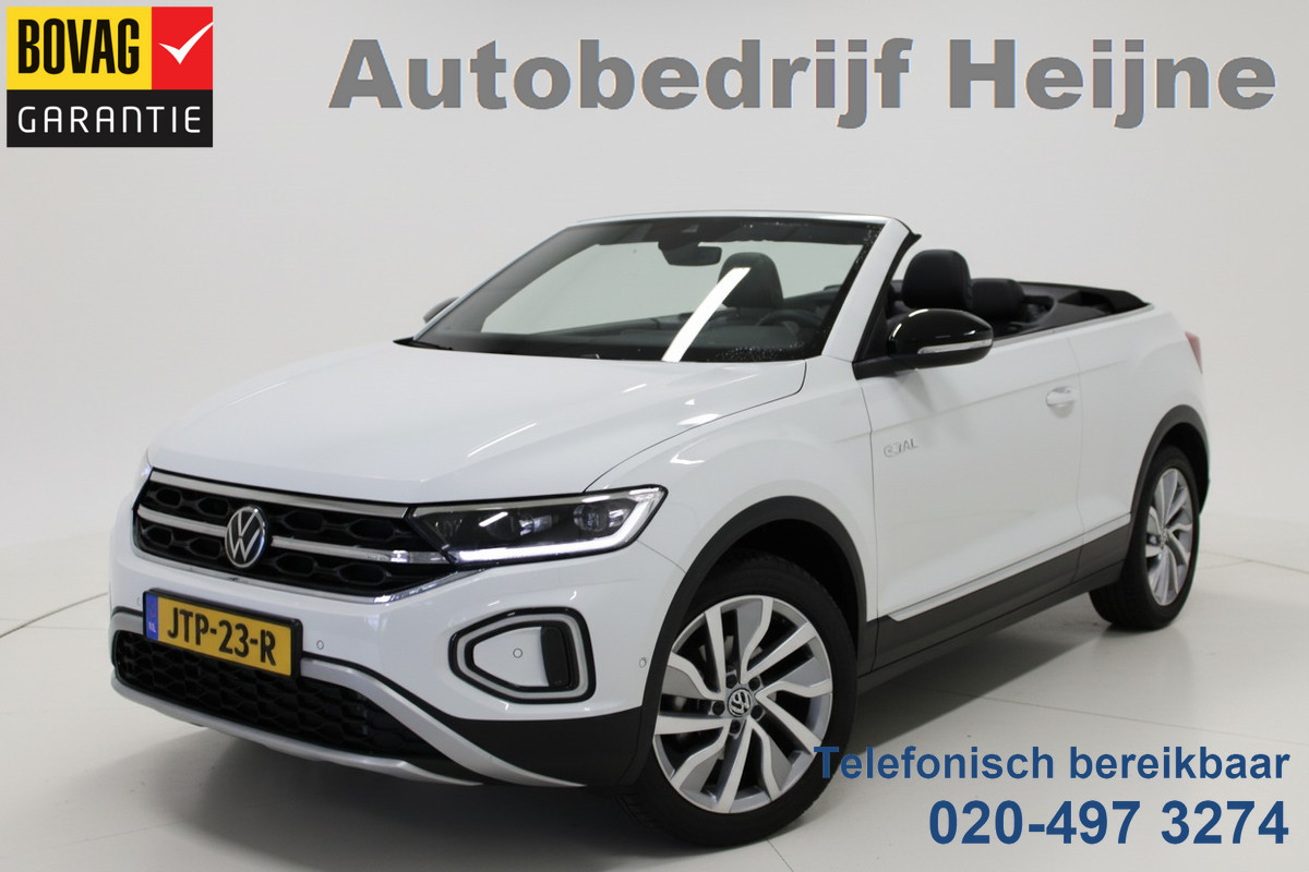 Volkswagen T-Roc Cabrio 1.5 TSI 150PK DSG STYLE VIRTUAL/NAVI/CARPLAY FABRIEKS GARANTIE