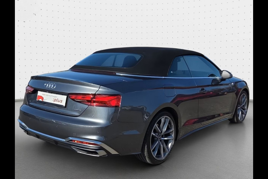 Audi A5 Cabriolet 40 TFSI Quattro S-LINE ** MATRIX, NAPPA LEDER, VIRTUAL, ADAPT. CRUISE, 19-inch LMV ** 1e EIG - 26.000km (!) ** ** INFORMEER OOK NAAR ONZE AANTREKKELIJKE FINANCIAL-LEASE TARIEVEN **
