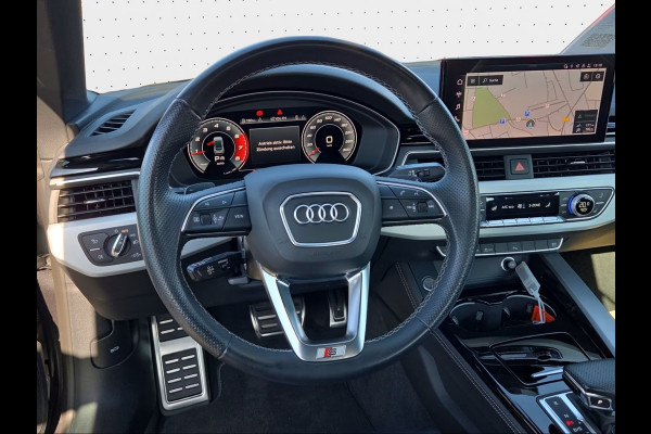 Audi A5 Cabriolet 40 TFSI Quattro S-LINE ** MATRIX, NAPPA LEDER, VIRTUAL, ADAPT. CRUISE, 19-inch LMV ** 1e EIG - 26.000km (!) ** ** INFORMEER OOK NAAR ONZE AANTREKKELIJKE FINANCIAL-LEASE TARIEVEN **