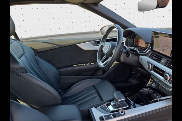 Audi A5 Cabriolet 40 TFSI Quattro S-LINE ** MATRIX, NAPPA LEDER, VIRTUAL, ADAPT. CRUISE, 19-inch LMV ** 1e EIG - 26.000km (!) ** ** INFORMEER OOK NAAR ONZE AANTREKKELIJKE FINANCIAL-LEASE TARIEVEN **