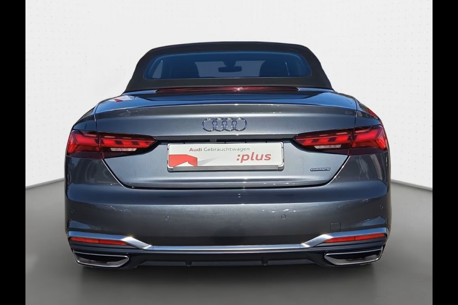 Audi A5 Cabriolet 40 TFSI Quattro S-LINE ** MATRIX, NAPPA LEDER, VIRTUAL, ADAPT. CRUISE, 19-inch LMV ** 1e EIG - 26.000km (!) ** ** INFORMEER OOK NAAR ONZE AANTREKKELIJKE FINANCIAL-LEASE TARIEVEN **