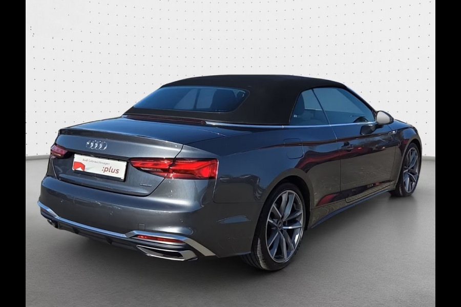 Audi A5 Cabriolet 40 TFSI Quattro S-LINE ** MATRIX, NAPPA LEDER, VIRTUAL, ADAPT. CRUISE, 19-inch LMV ** 1e EIG - 26.000km (!) ** ** INFORMEER OOK NAAR ONZE AANTREKKELIJKE FINANCIAL-LEASE TARIEVEN **