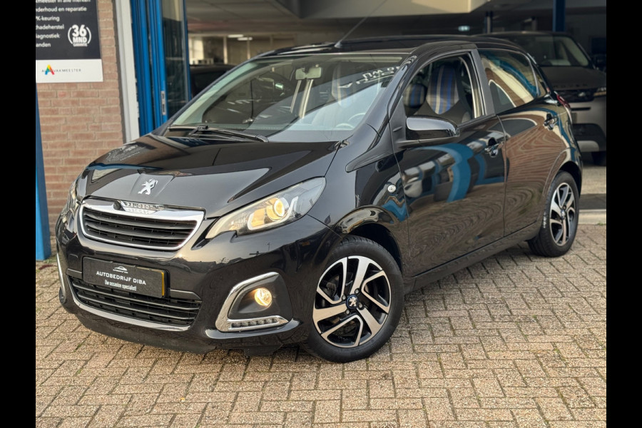 Peugeot 108 1.0 e-VTi Allure 2019 Zwart NAVI CLIMA LM NAP!