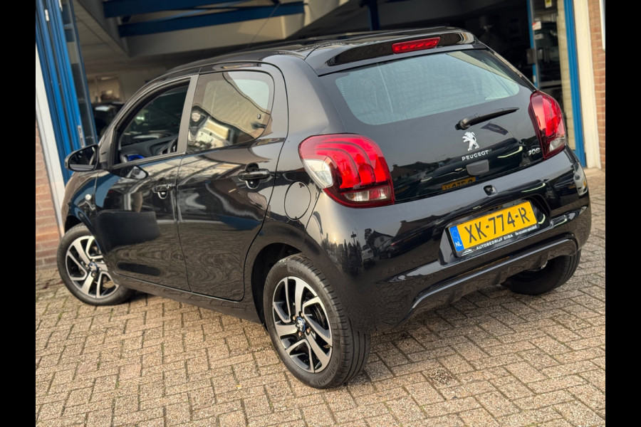 Peugeot 108 1.0 e-VTi Allure 2019 Zwart NAVI CLIMA LM NAP!
