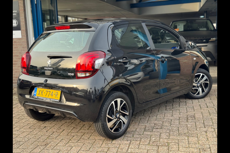 Peugeot 108 1.0 e-VTi Allure 2019 Zwart NAVI CLIMA LM NAP!