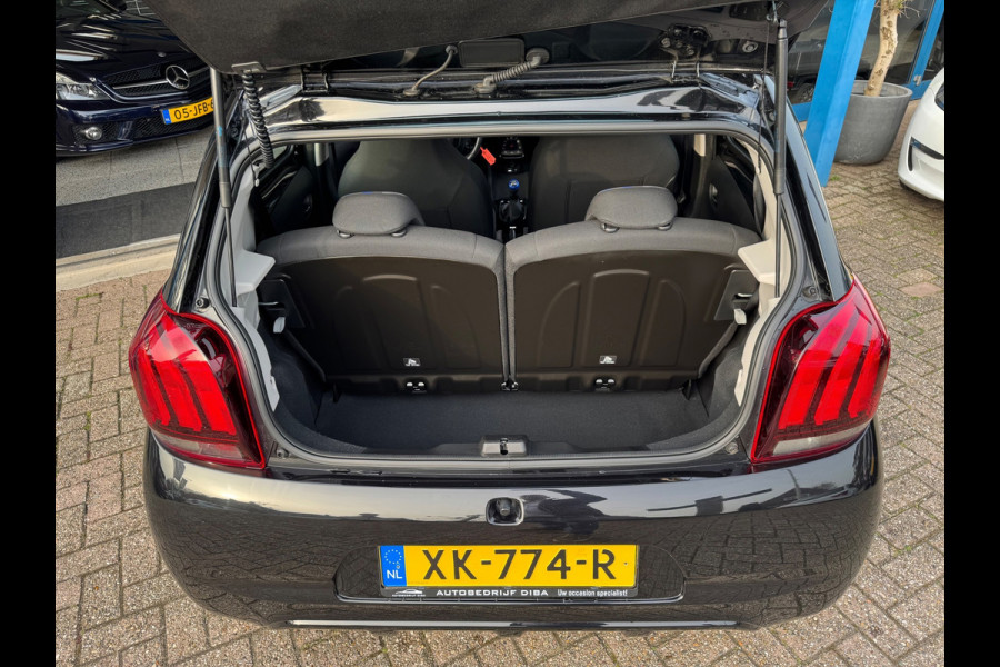 Peugeot 108 1.0 e-VTi Allure 2019 Zwart NAVI CLIMA LM NAP!