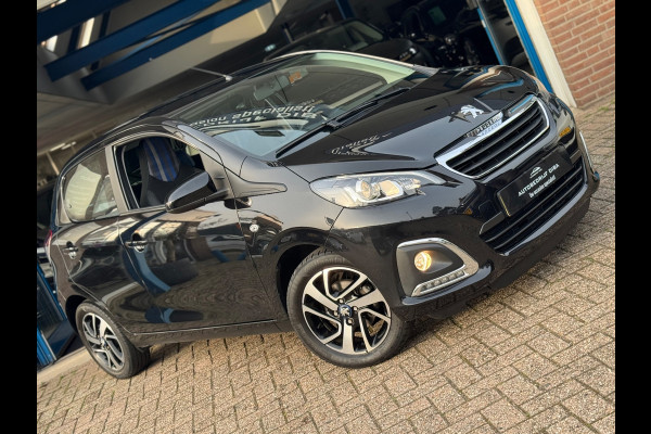Peugeot 108 1.0 e-VTi Allure 2019 Zwart NAVI CLIMA LM NAP!