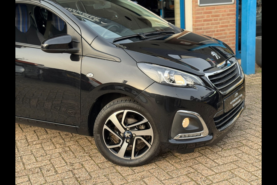 Peugeot 108 1.0 e-VTi Allure 2019 Zwart NAVI CLIMA LM NAP!